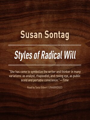cover image of Styles of Radical Will